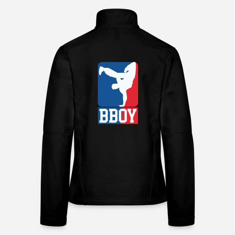 Breakdance B-Boy Streetdance Design Hip Hop Dance - Frauen Softshelljacke - Schwarz
