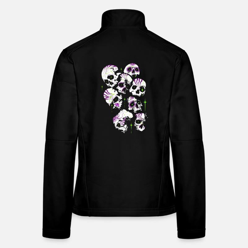Skulls Skull Halloween Sugar Skulls Women's Softshell Jacket
