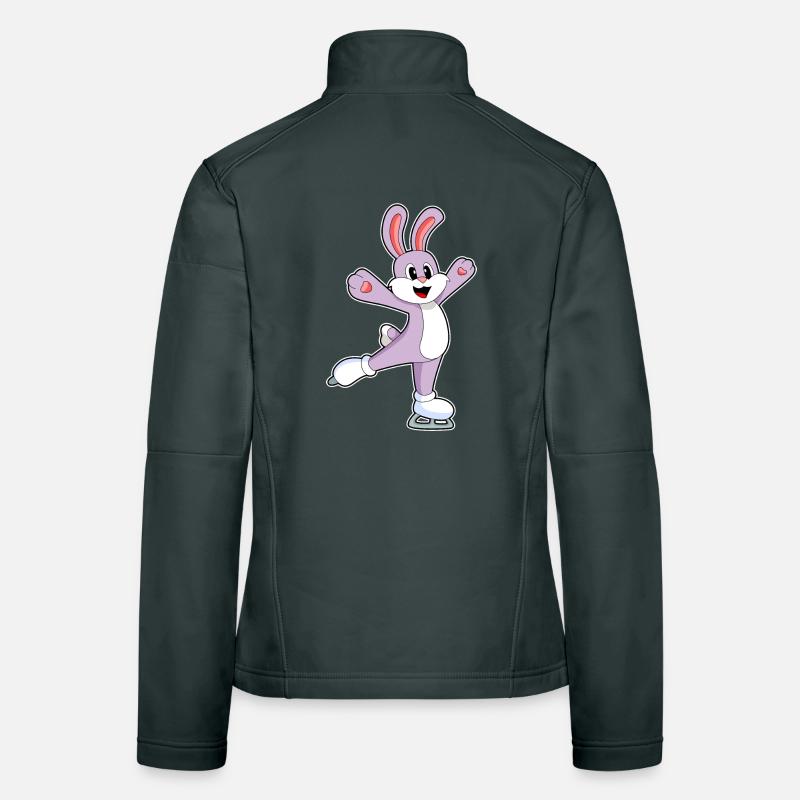 Hase Eislaufen Schlittschuhe Frauen Softshelljacke