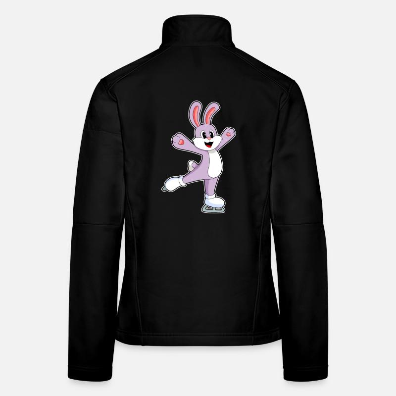 Lapin patins à glace Veste en tissu softshell Femme