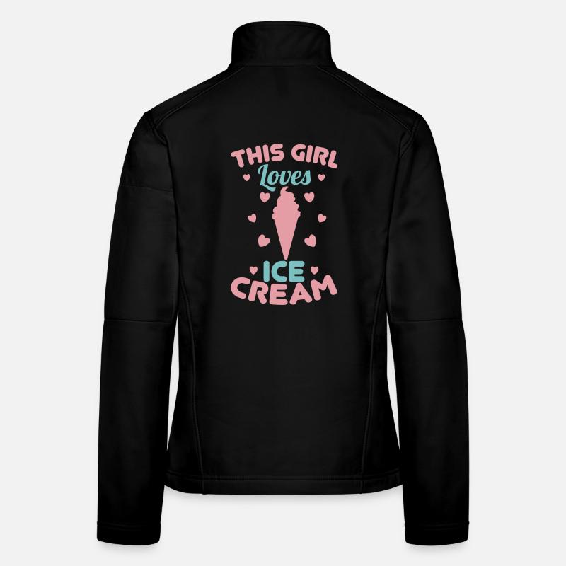 Little ice cream lover Women's Softshell Jacket