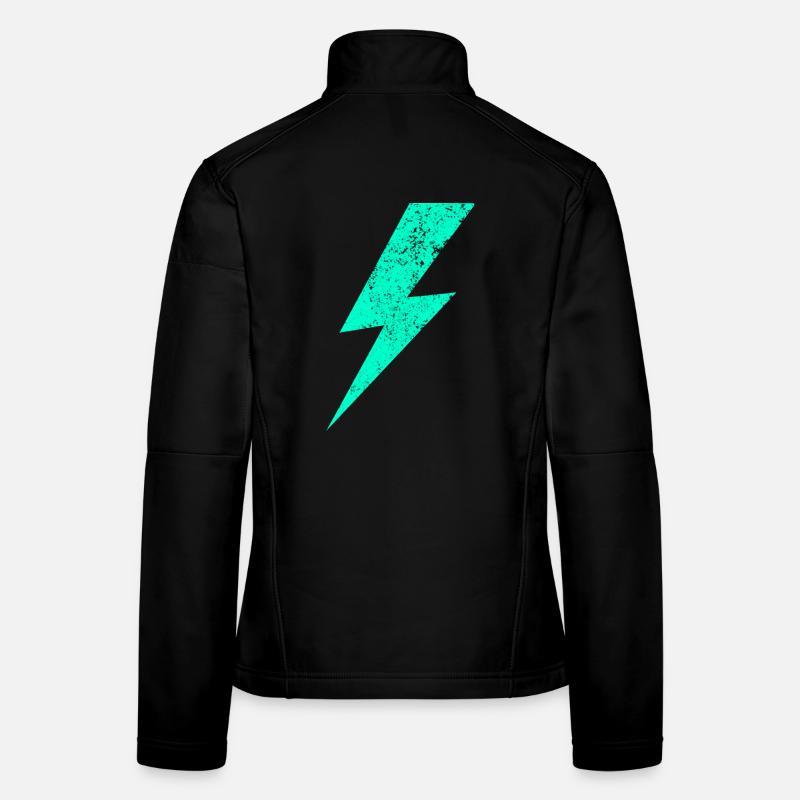 Flash électrique au pastel Veste en tissu softshell Femme