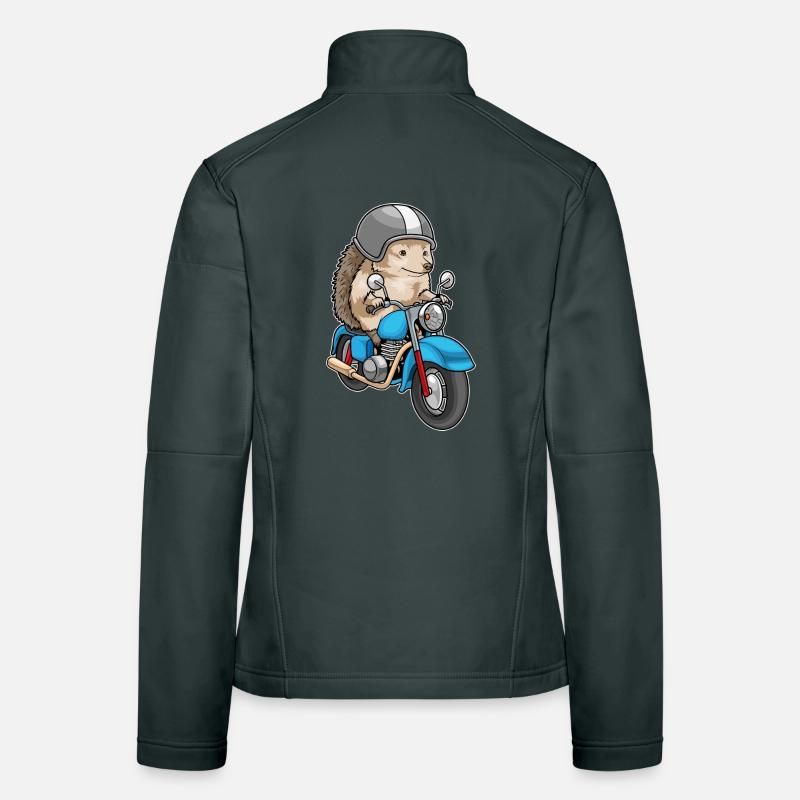 Igel Motorrad Frauen Softshelljacke