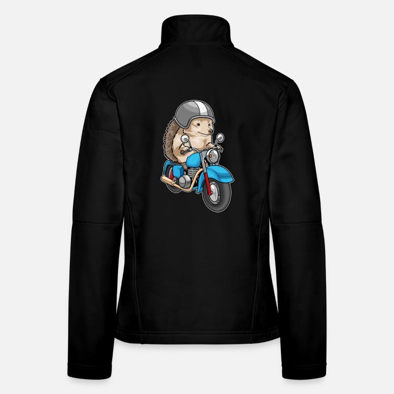 Igel Motorrad Frauen Softshelljacke