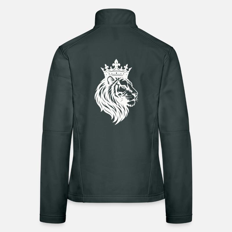 Löwe Krone King Frauen Softshelljacke