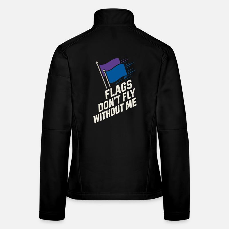 Colorguard Captain Marching Band Flag Twirl Team Frauen Softshelljacke