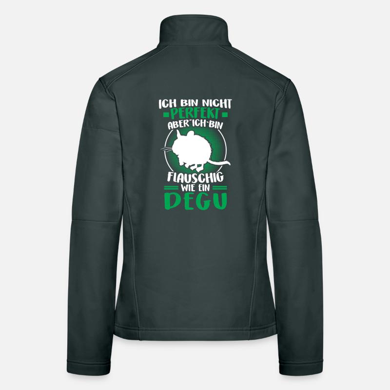 Octodon pas parfait Octodo commun Veste en tissu softshell Femme