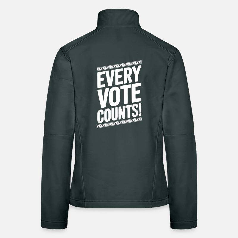 Every Vote Counts Women's Softshell Jacket