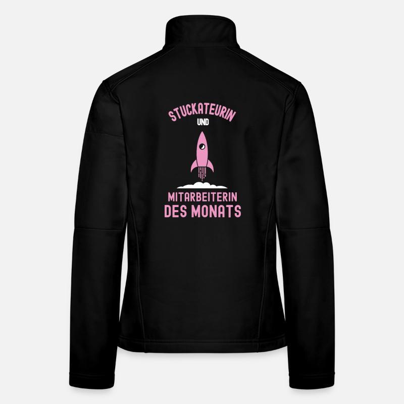 Beste Stuckateurin Mitarbeiterin des Monats Frauen Softshelljacke