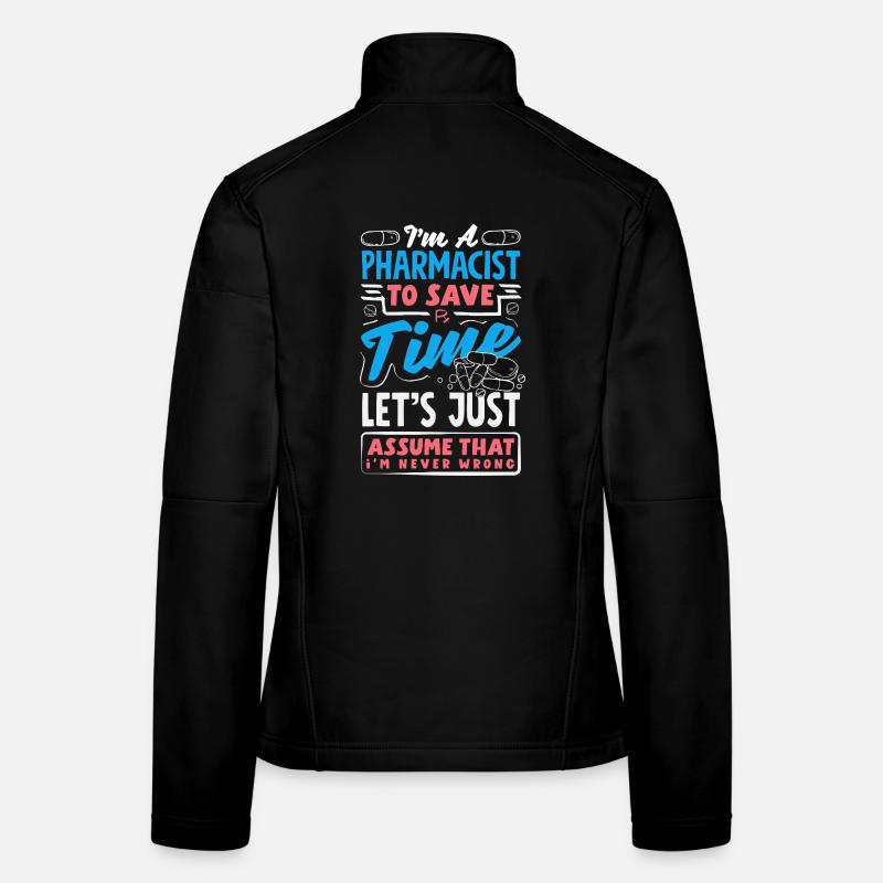 Pharmacien Technicien Pharmaceutique Veste en tissu softshell Femme