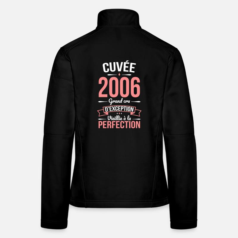 Cuvée 2006 – Vieillie à la perfection Veste en tissu softshell Femme