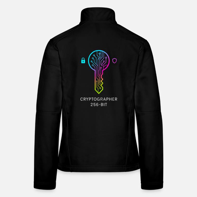Expert en Cryptographie et Sécurité 256 bits Veste en tissu softshell Femme