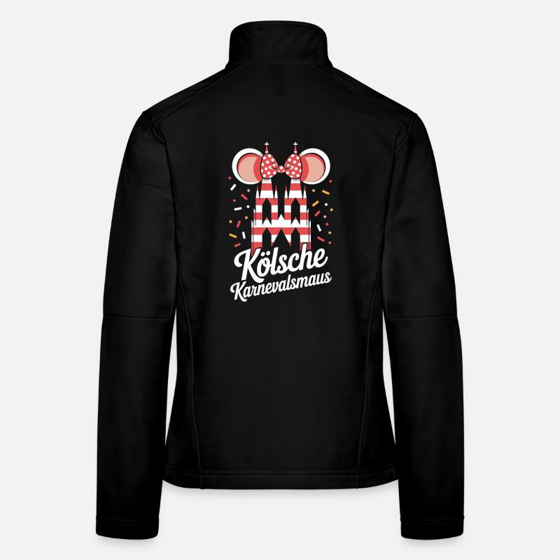 Cologne Carnaval Mouse Cologne Carnaval Cologne Mouse Veste en tissu softshell Femme