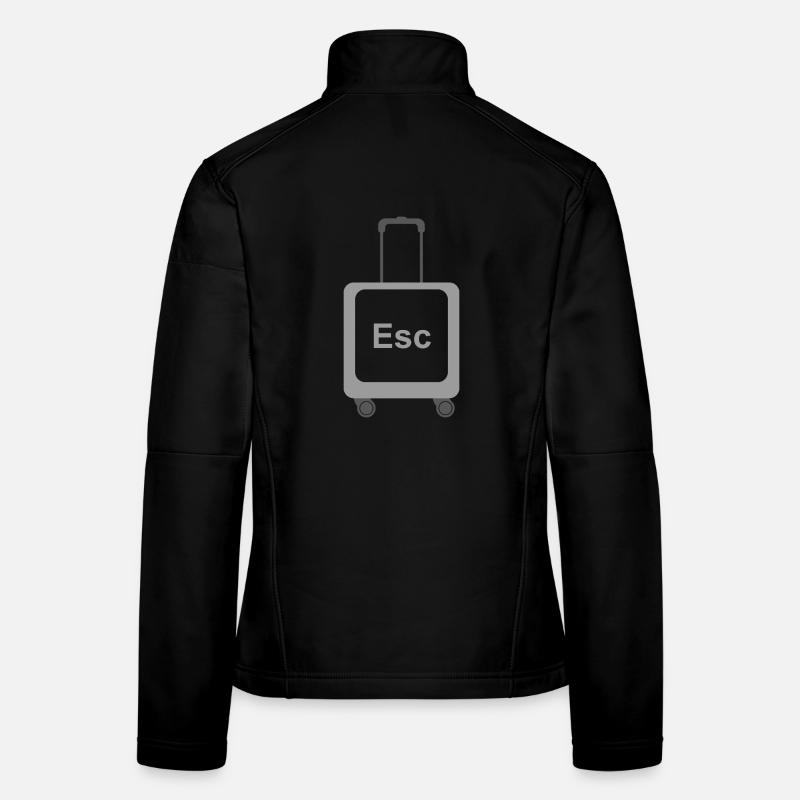 Escape Mode – ESC Key Women's Softshell Jacket