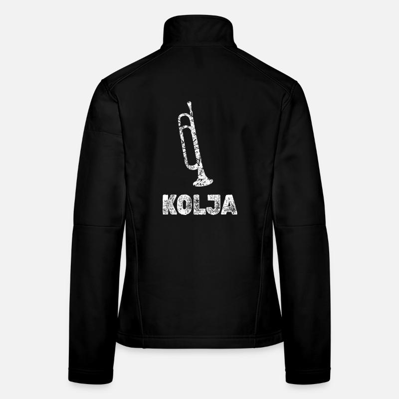 Kolja en trompettes Veste en tissu softshell Femme