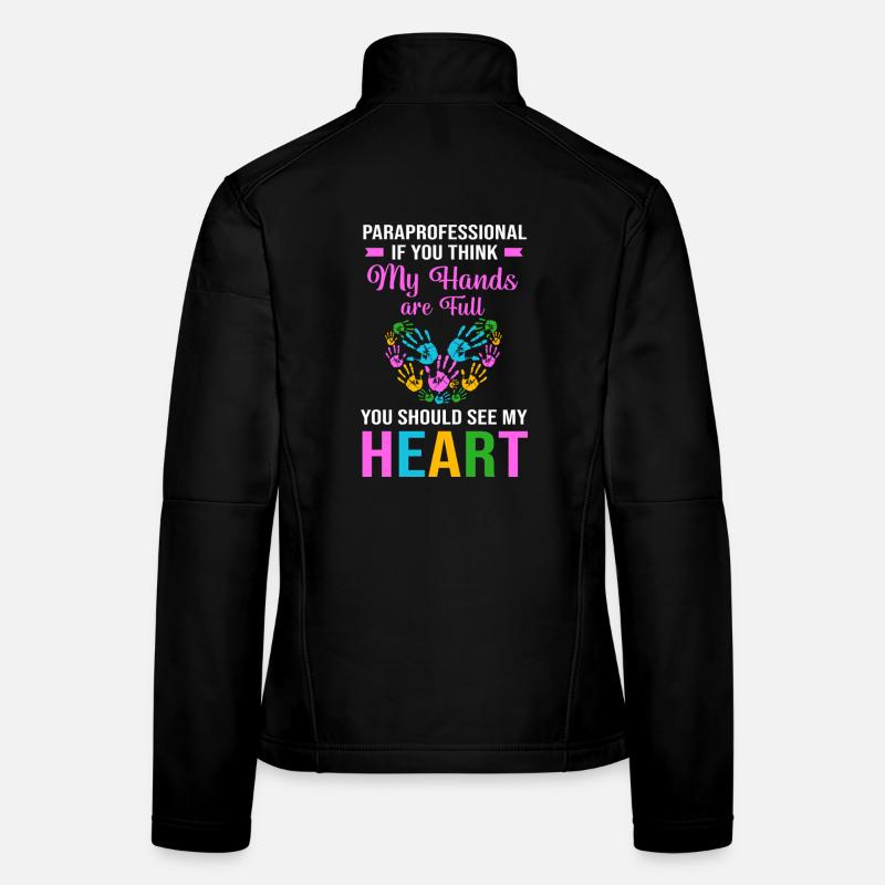 Paraeducator Lehrerassistent Paraprofessional Frauen Softshelljacke