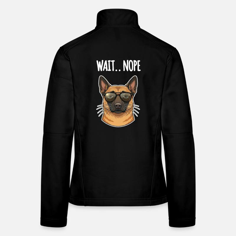 Malinois Nope Frauen Softshelljacke