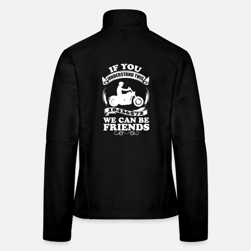 18436572 - V8 Engine Bike Enthusiasts Mechanics Women's Softshell Jacket