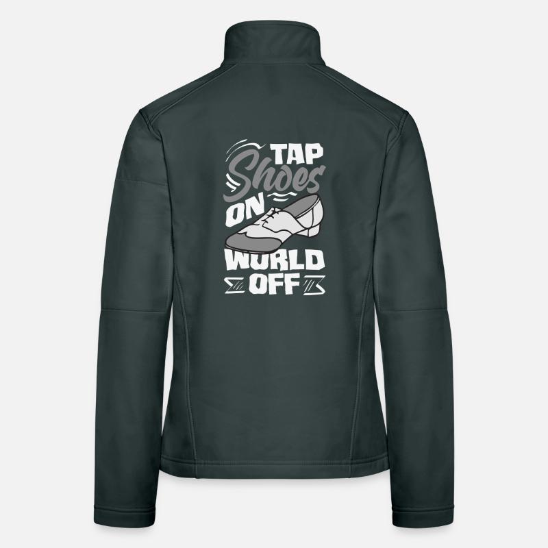 Stepptänzer, Steppschuhe, Tap Dance Frauen Softshelljacke