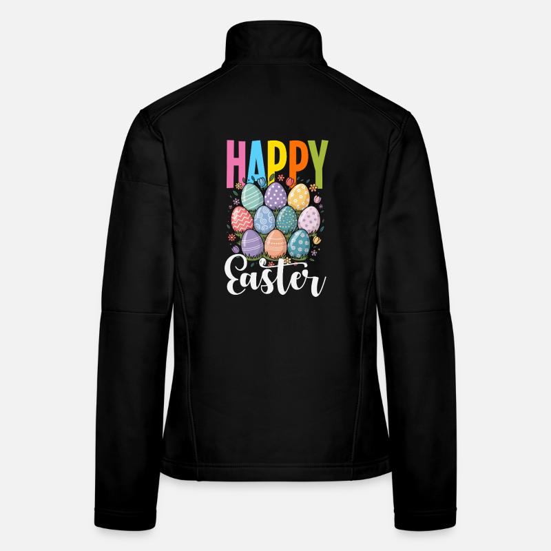 Happy Easter Sweet Easter Bunny Egg Hunt Easter Eggs Women's Softshell Jacket