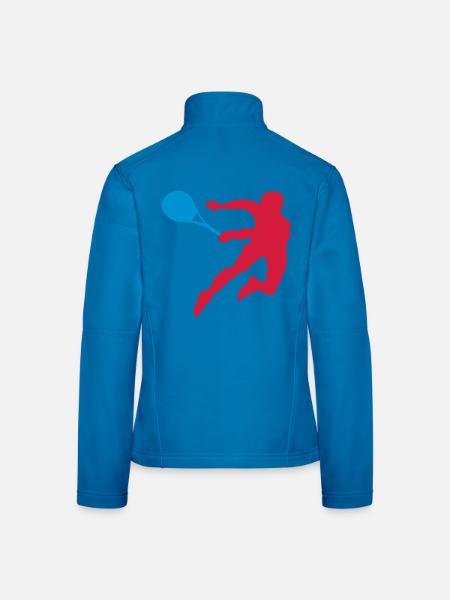Le joueur de tennis - Veste en tissu softshell Femme - noir - Dos
