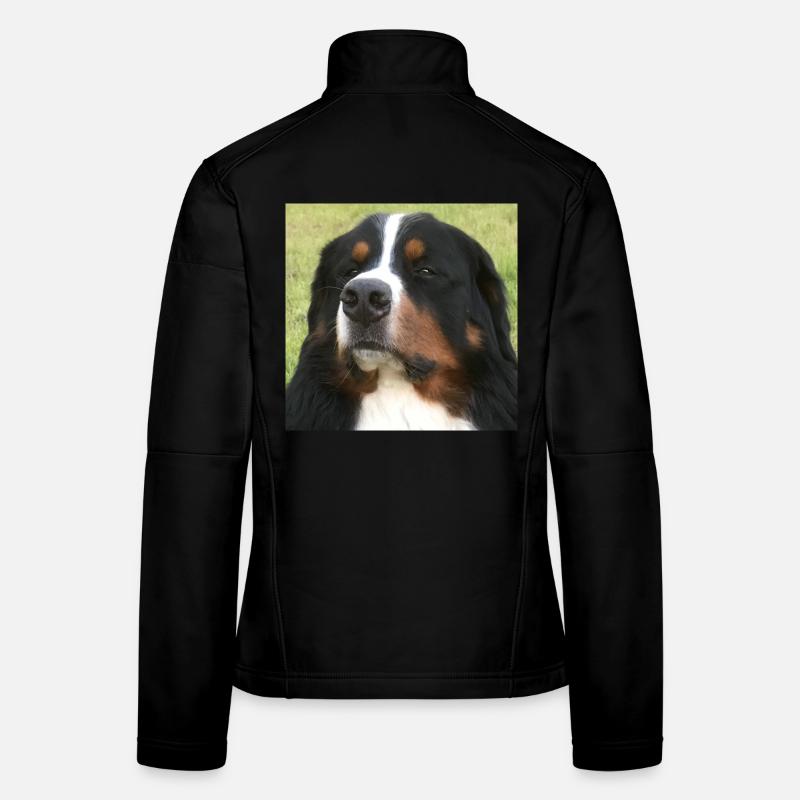 Bernese Mountain Dog Women's Softshell Jacket
