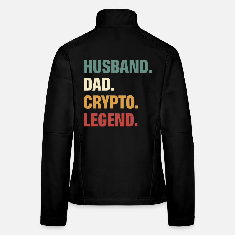 Crypto Papa Frauen Softshelljacke