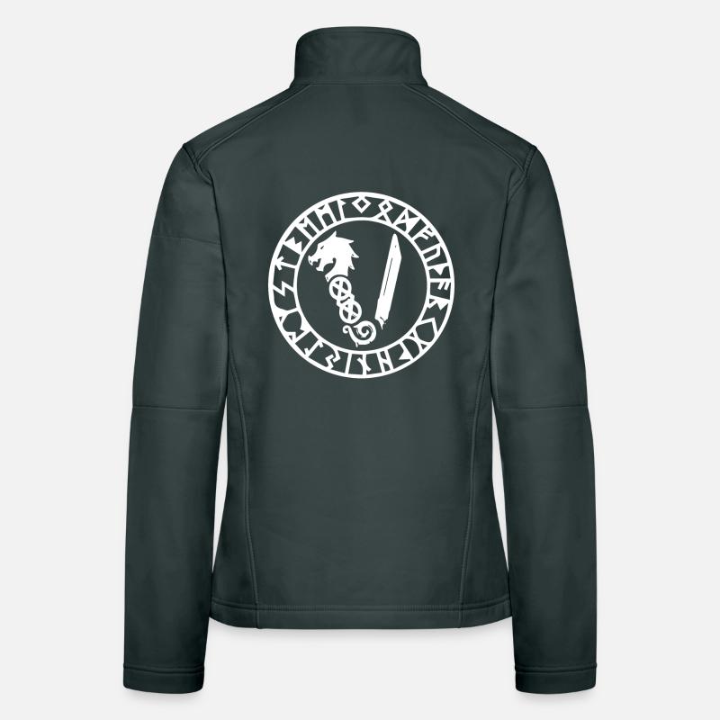 Symbole des Vikings Veste en tissu softshell Femme