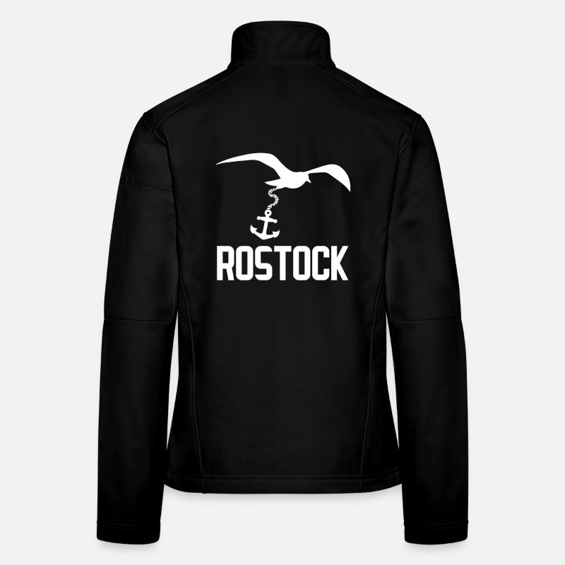 Rostock Rostocker Möwe Anker Frauen Softshelljacke