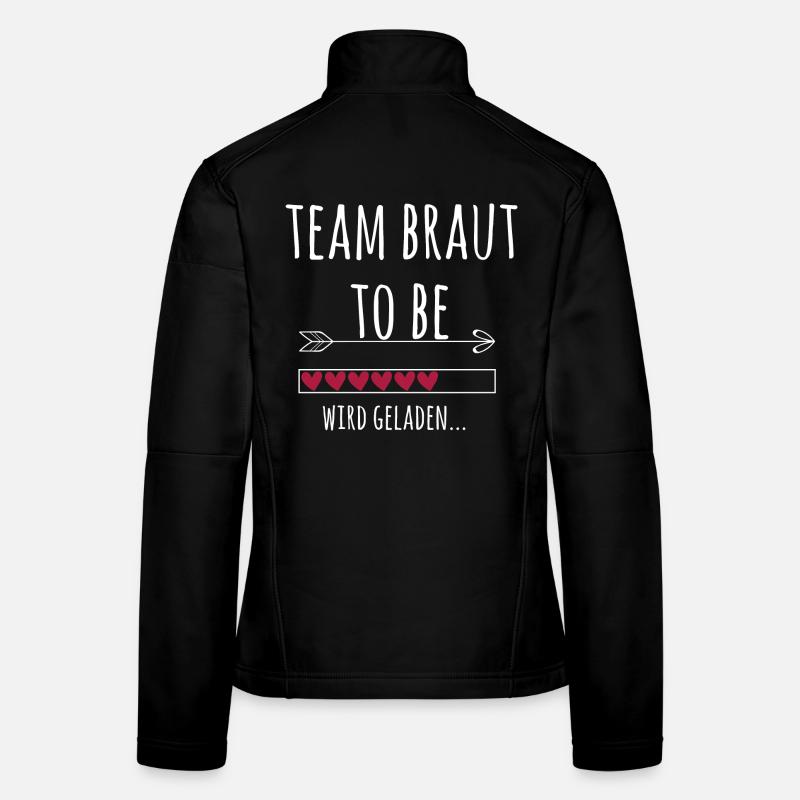 Team Braut Junggesellenabschied Hochzeit Geschenk Frauen Softshelljacke