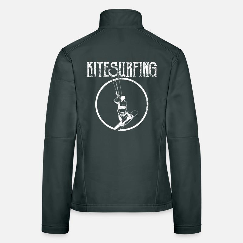 Kitesurf Veste en tissu softshell Femme