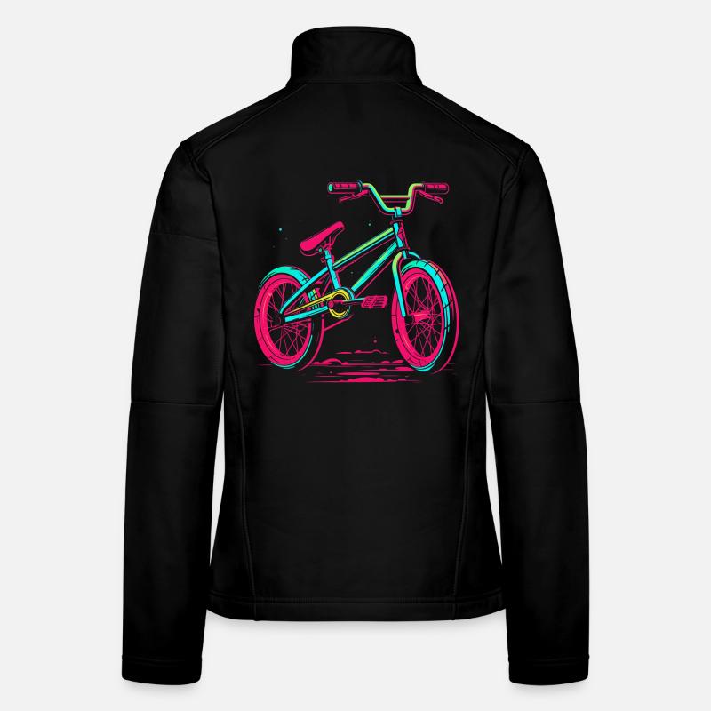 Vélo BMX Vaporwave Veste en tissu softshell Femme