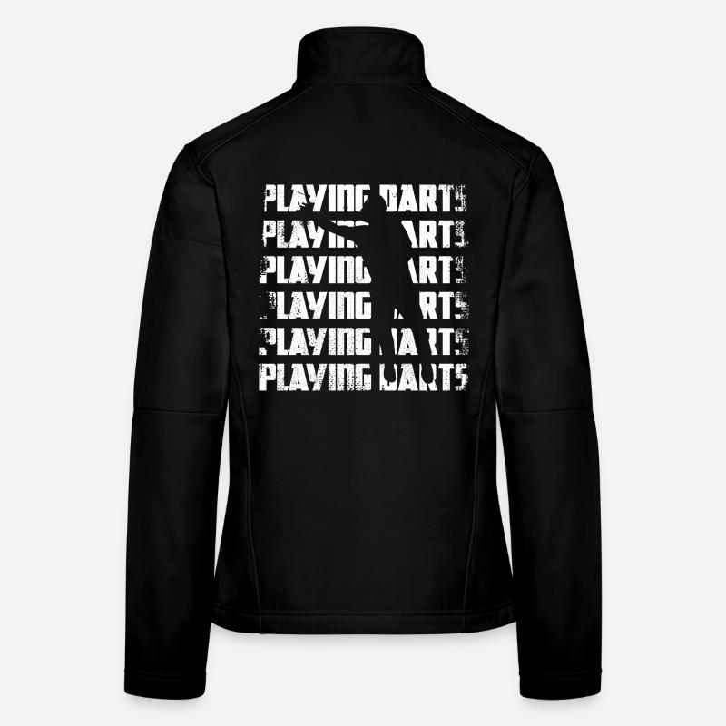 Dart spielen Frauen Softshelljacke