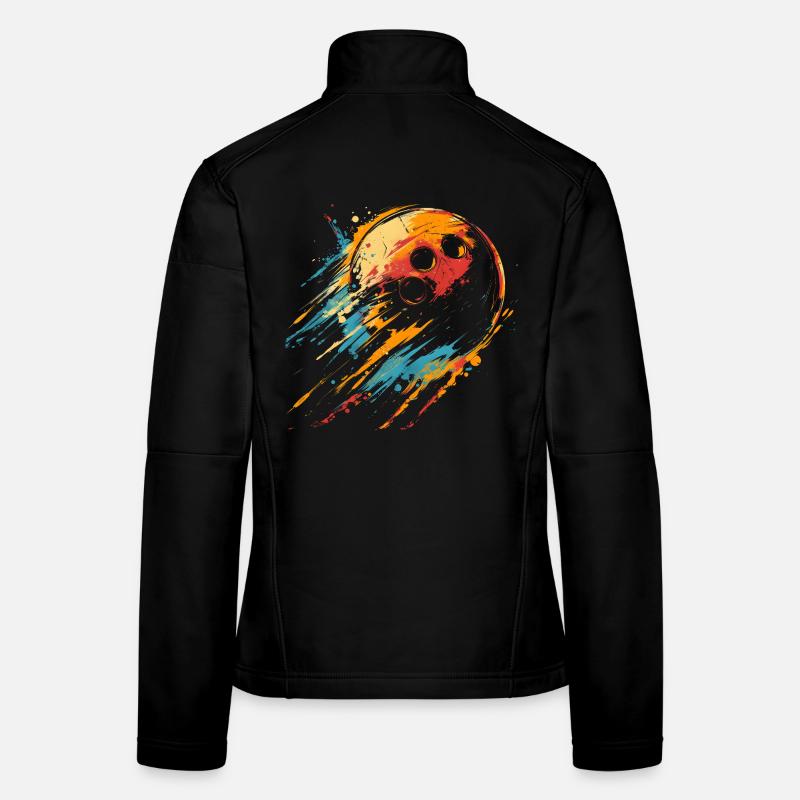 90s Bowling Ball Women's Softshell Jacket