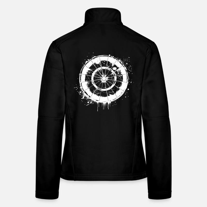 Dartboard Street Art Women's Softshell Jacket