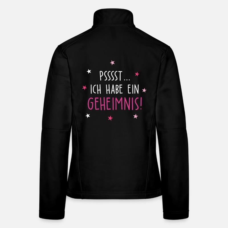 Ich habe ein Geheimnis ich Werde Großer Schwester Frauen Softshelljacke