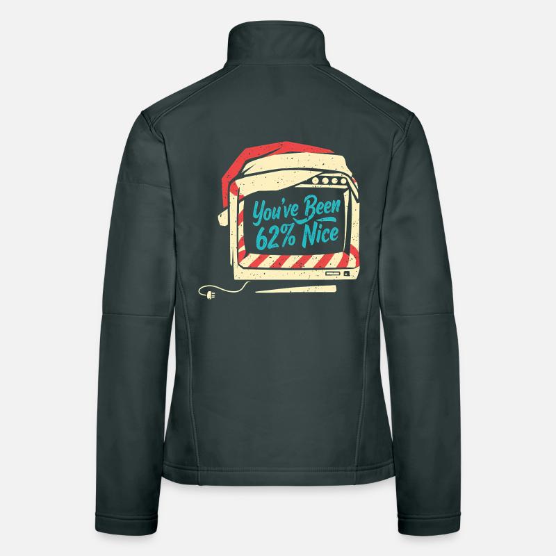 Tech Weihnachtsmann KI Humor Sarkastisch Geschenk Frauen Softshelljacke