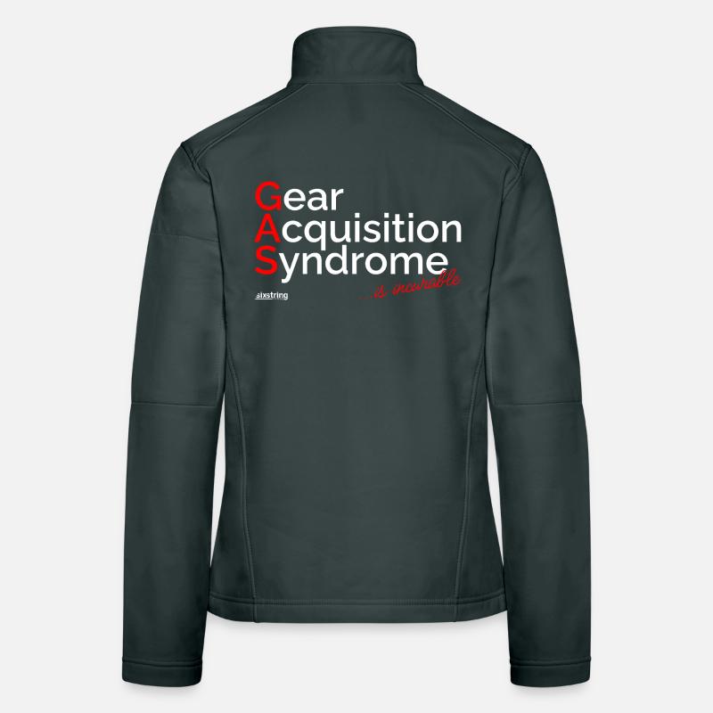 Syndrome d’acquisition d’engrenage Veste en tissu softshell Femme