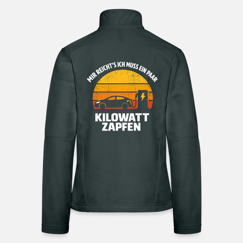I've had enough: tapping kilowatts – e-car Women's Softshell Jacket