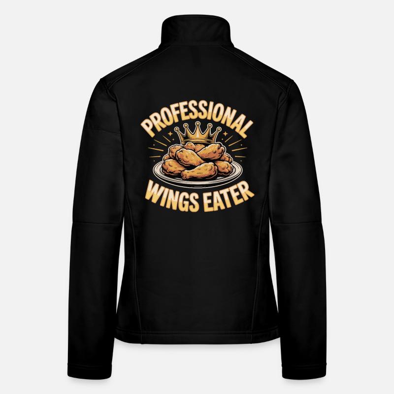 BBQ Hähnchenflügel Essen Lustig Frauen Softshelljacke