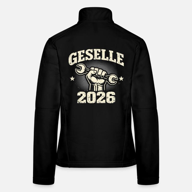 Concours de compagnon 2026 Réussi Don Veste en tissu softshell Femme