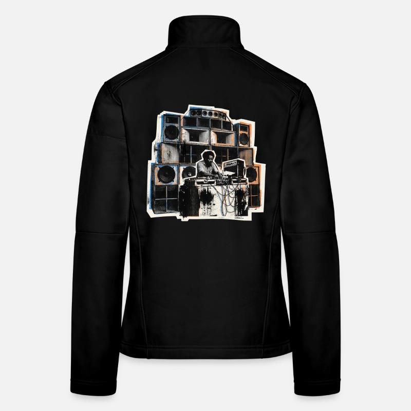 Dub Reggae Soundsystem Roots Frauen Softshelljacke