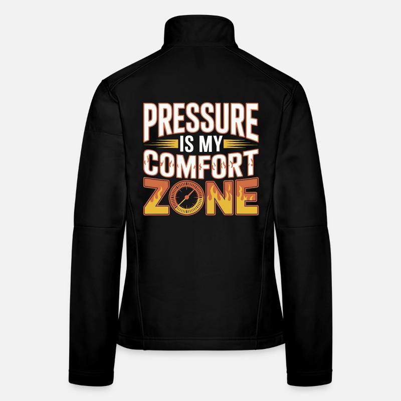 Fire Engineer Pressure Is My Comfort Pump Operator Frauen Softshelljacke