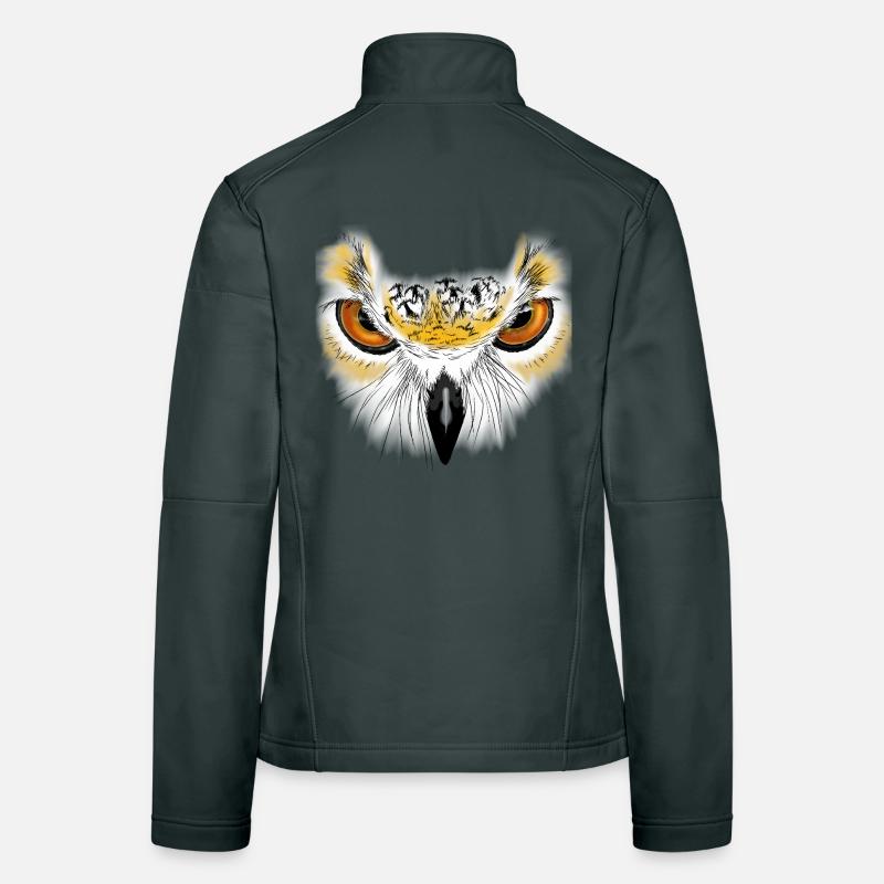 Eulenblick Goldaugen Frauen Softshelljacke