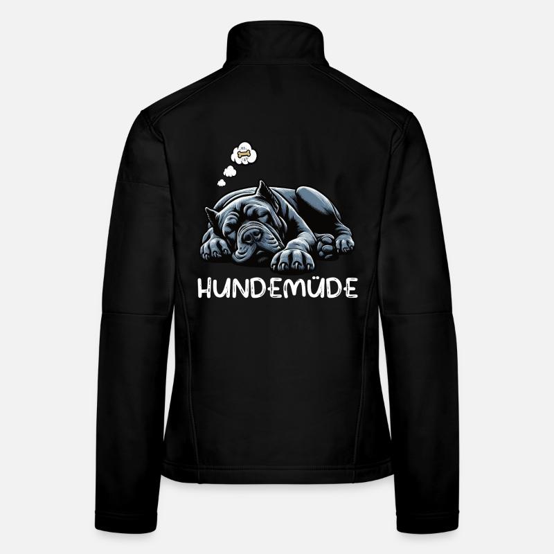 Hundemüde Cane Corso italienischer mastiff  Frauen Softshelljacke
