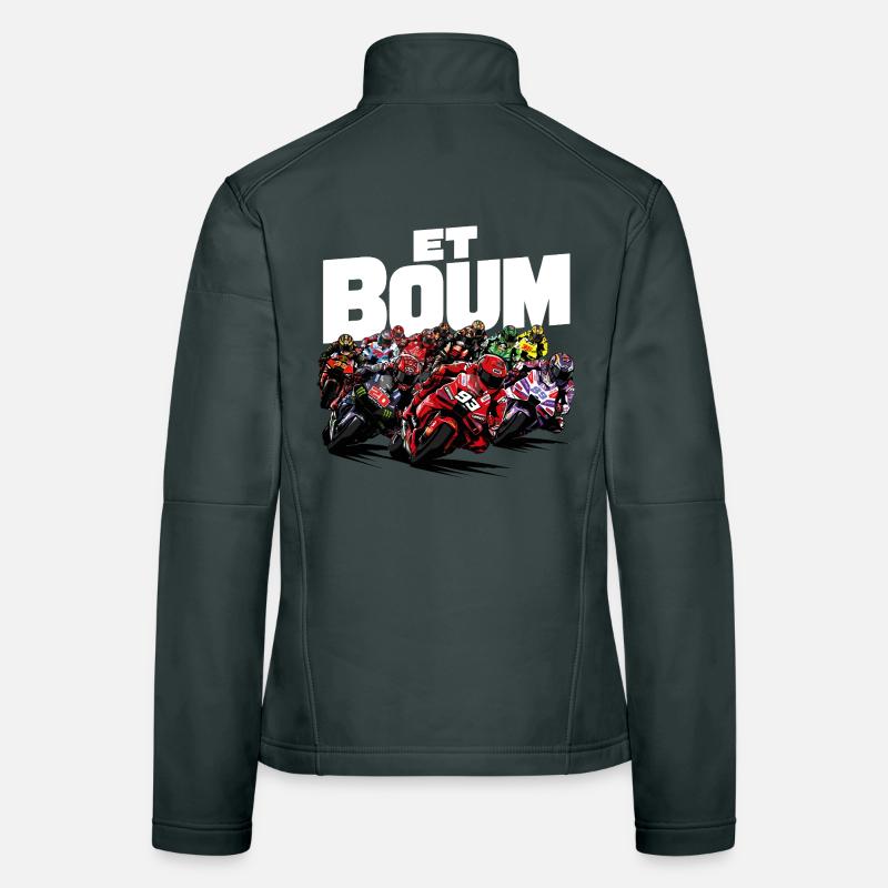 ET BOUM Veste en tissu softshell Femme