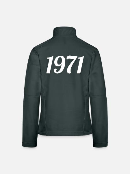 1971 - Veste en tissu softshell Femme - noir - Dos