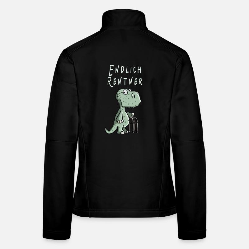 Finally pensioner dinosaur - Grandpa Women's Softshell Jacket