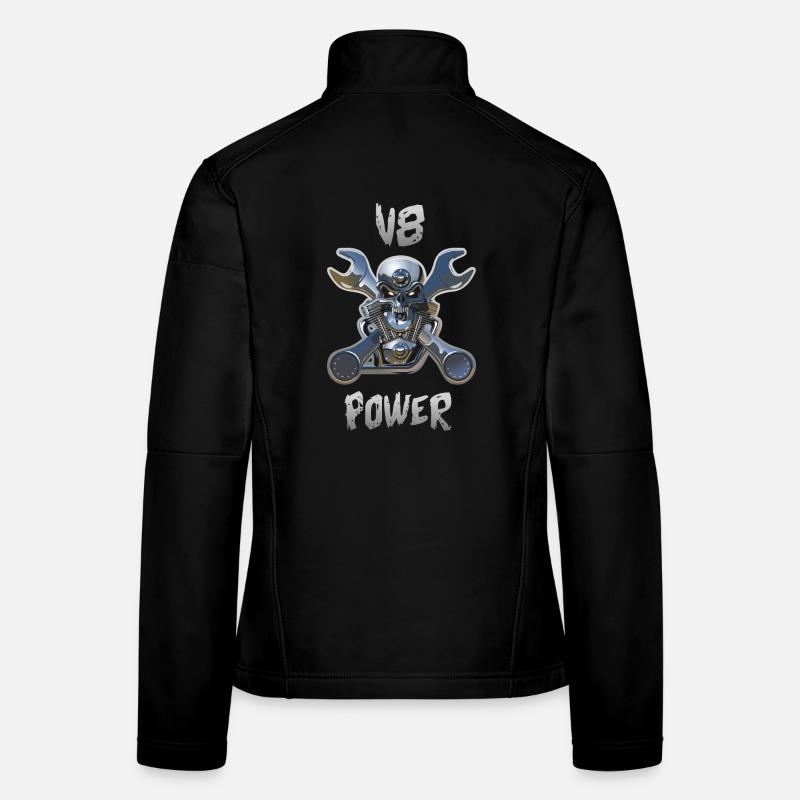 Motor V8 Power Frauen Softshelljacke