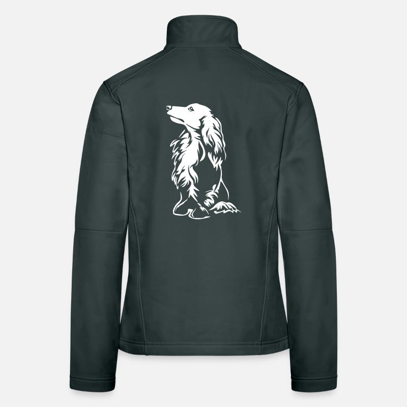 Dachshund "Black Edition" Women's Softshell Jacket